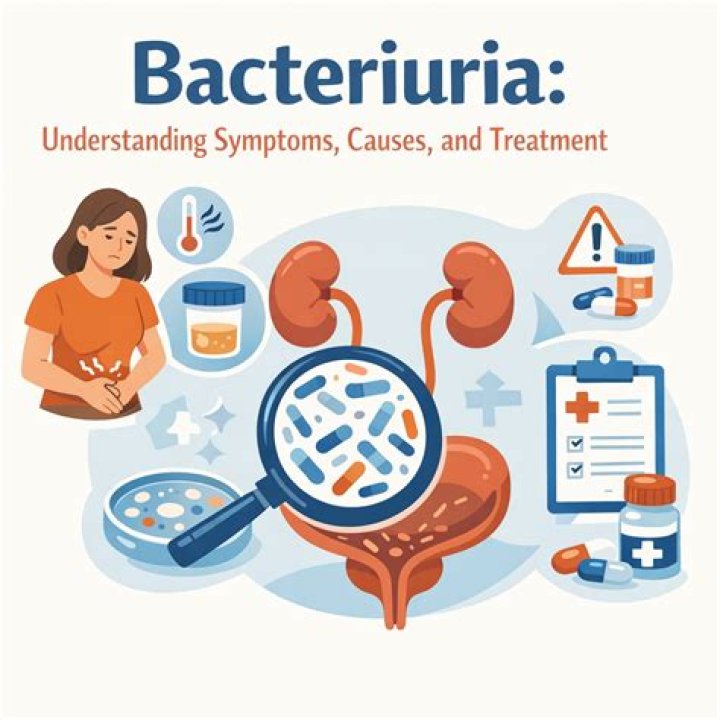What are the symptoms of bacteria in urine?