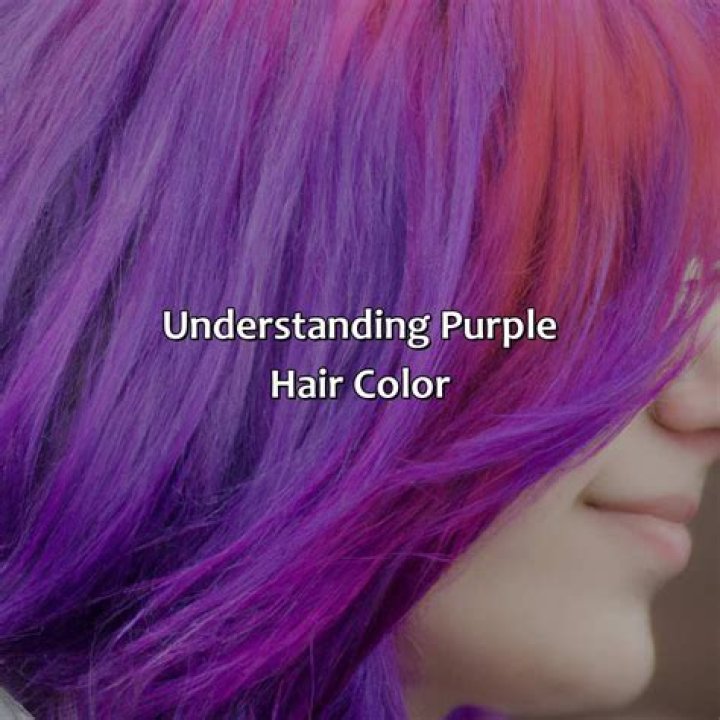 What color does purple fade to in brown hair?