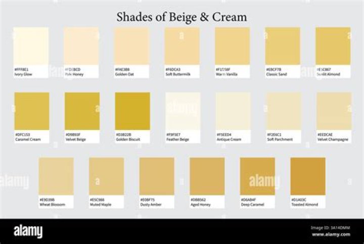 What color is creamy beige?