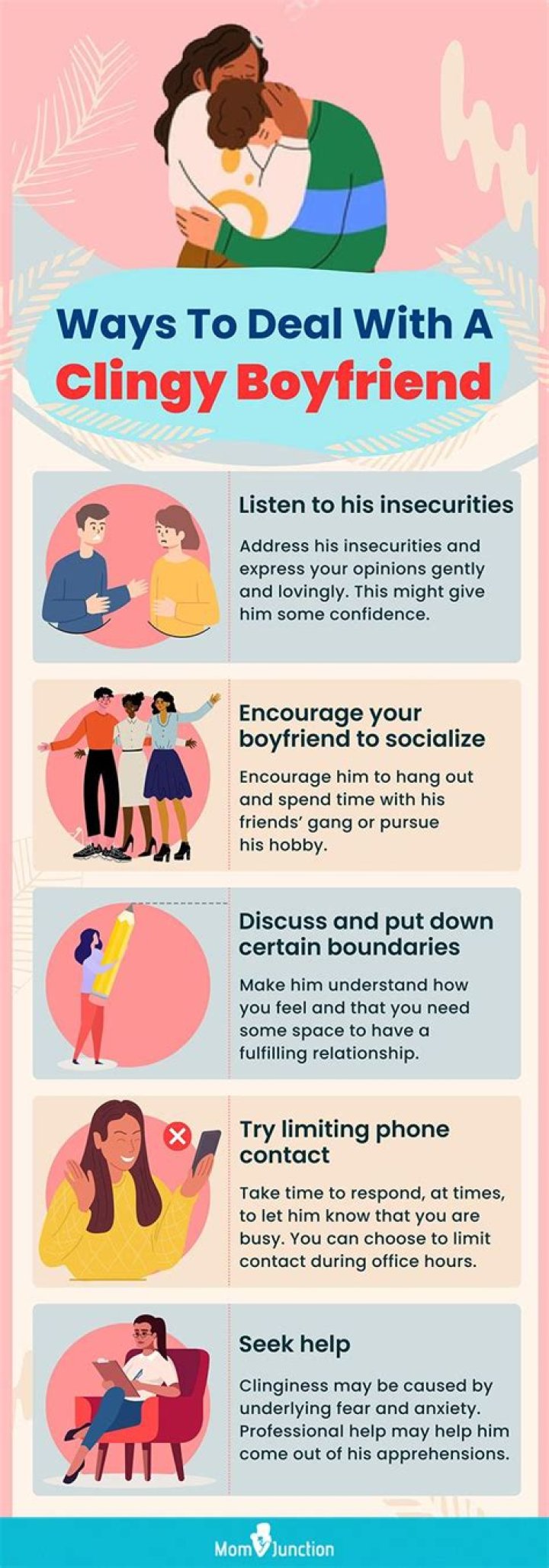 What do you do when a guy is too clingy?