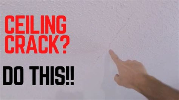 What do you use to fill cracks in plaster ceilings?