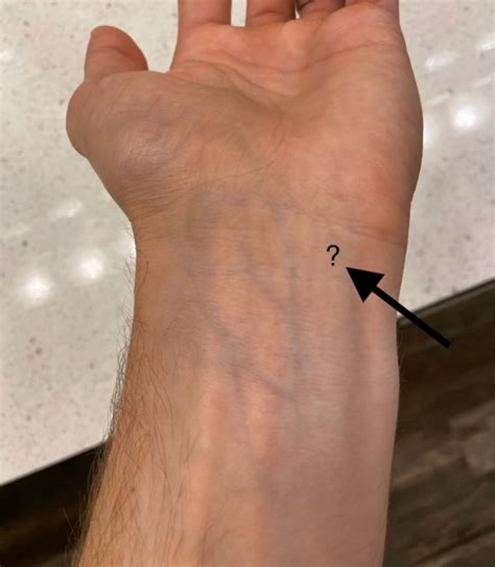 What does a cross on your wrist mean?