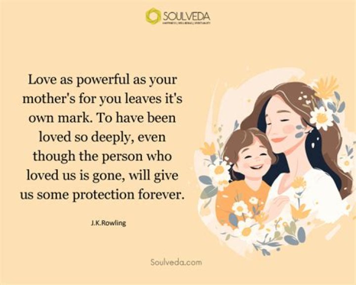 What does a loving mother look like?