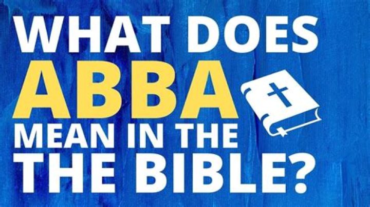What does ABBA mean in Swedish?