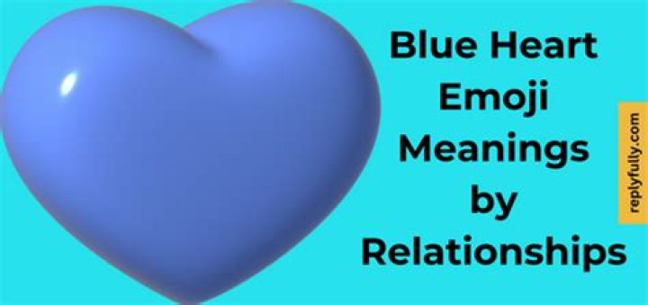 What does blue emoji mean?