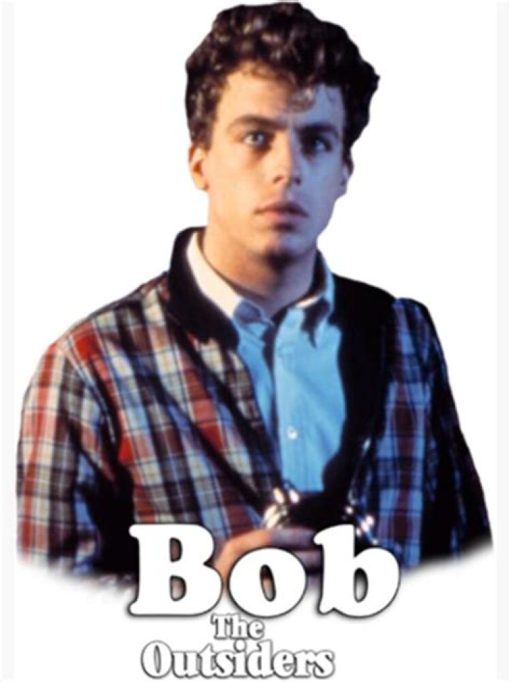 What does Bob look like in The Outsiders?