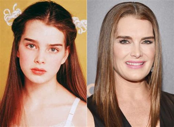 What does Brooke Shields do to her eyebrows?