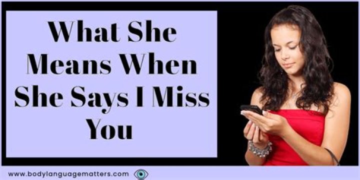 What does it mean when she says keep in touch?