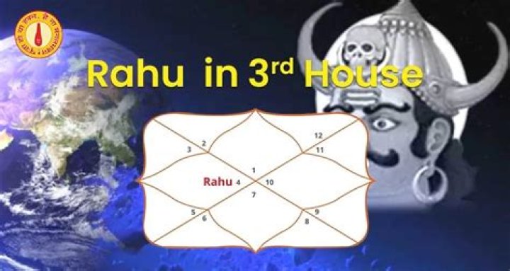 What does Rahu in 3rd house mean?