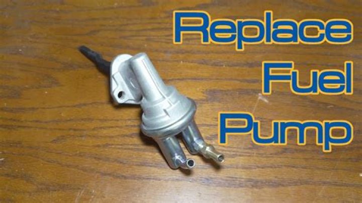What else should I replace when replacing a fuel pump?