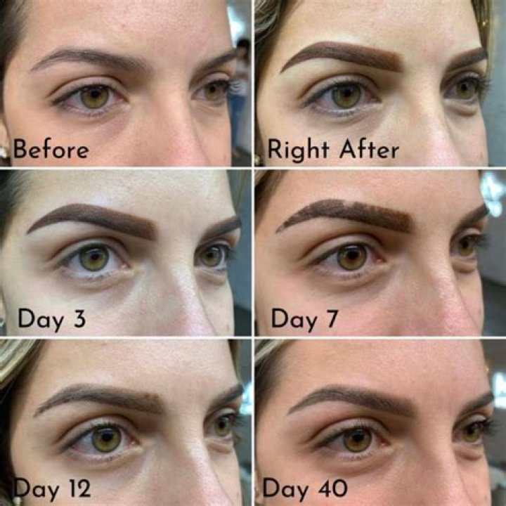 What happens 5 days after microblading?