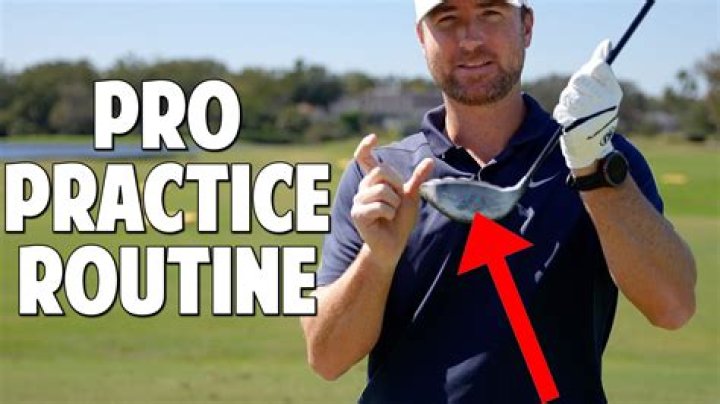 What is a good golf practice routine?