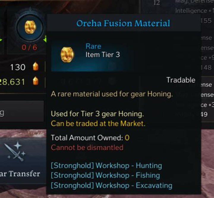 What is basic Oreha fusion material used for?