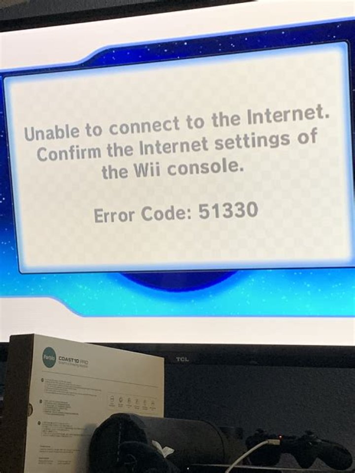 What is error code 51330 on the Wii?
