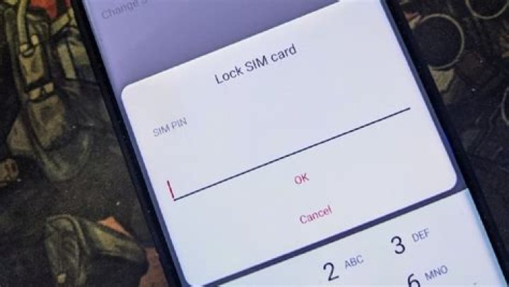 What is SIM lock code?