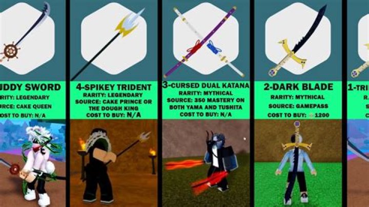 What is the strongest sword in Blox fruits?
