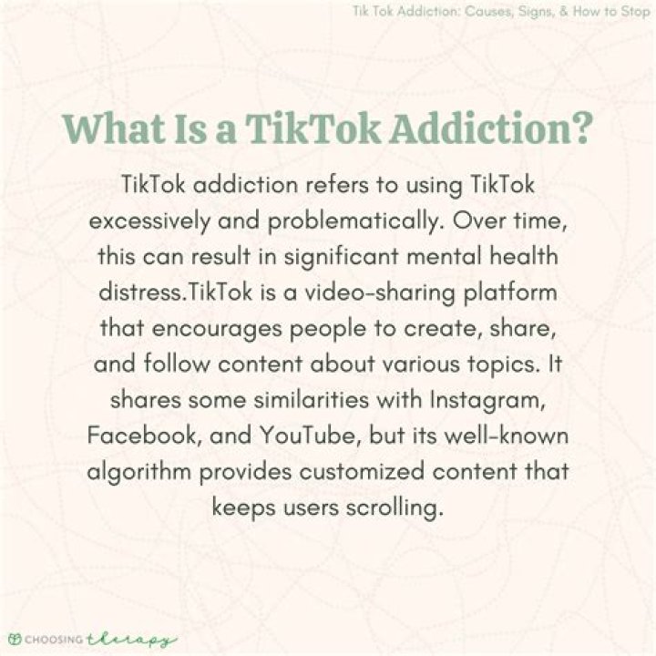 What is TikTok addiction?