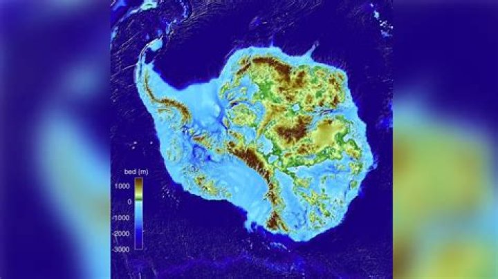 What is under the ice of Antarctica?