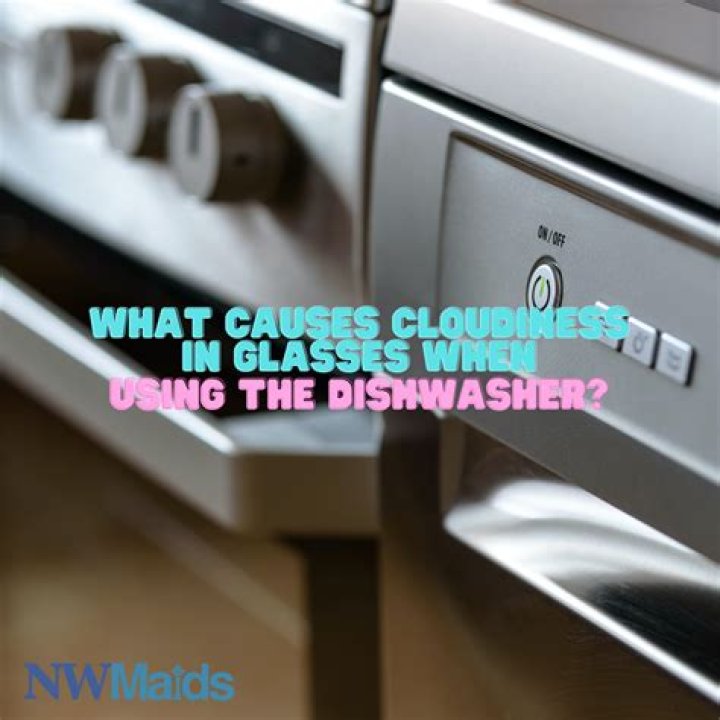 What makes glasses cloudy in the dishwasher?