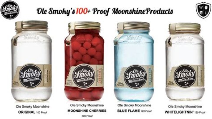What proof is Ole Smoky moonshine?