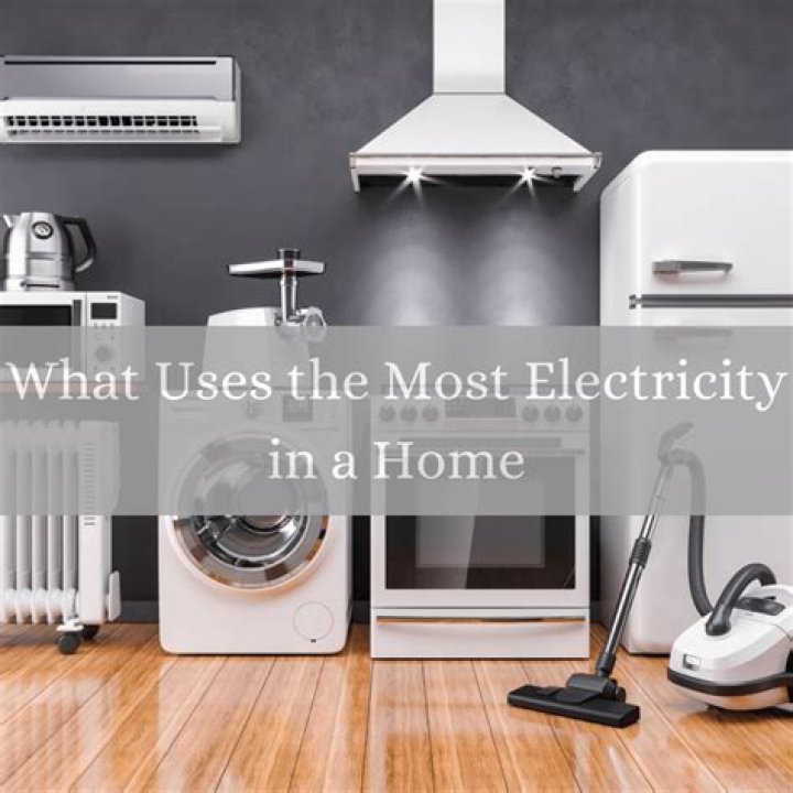 What pulls the most electricity in a home?