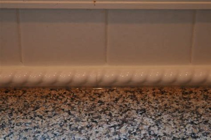 What should I put between tile and countertop?