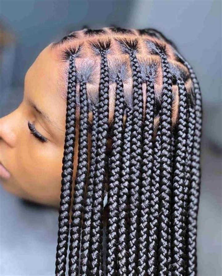 What were box braids used for?