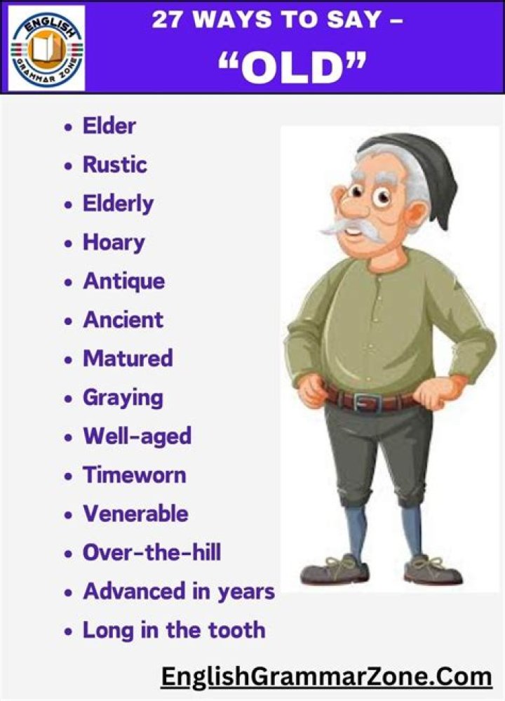 What's another way to say old friends?