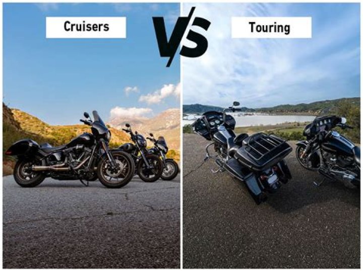 Whats the difference between a cruiser and touring bike?