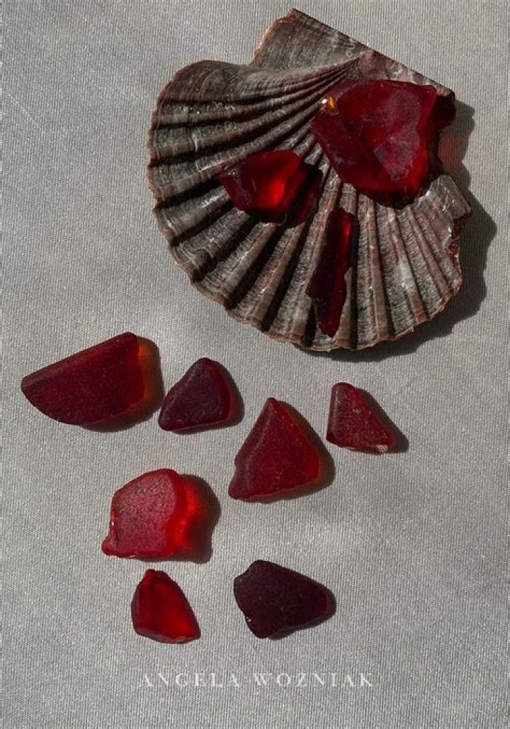Where does Red sea glass come from?