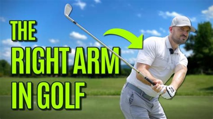 Which arm is more important in golf swing?