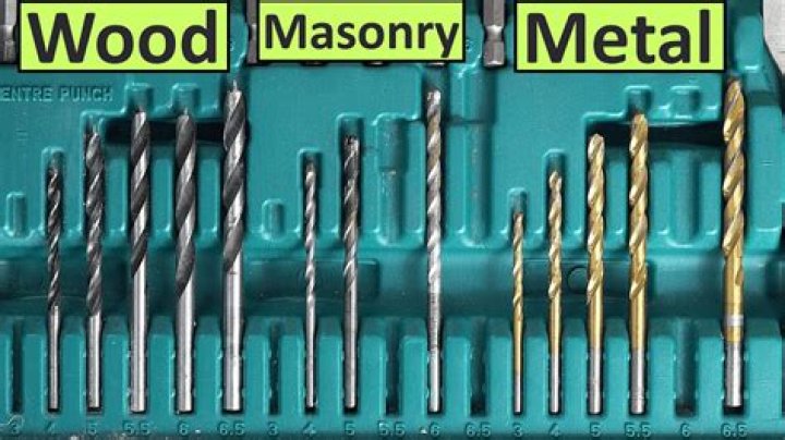 Which drill bits are for wood?
