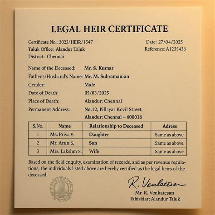 Who is legal heir of Hindu married man?