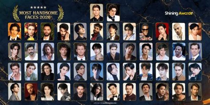 Who is the world's handsome man?