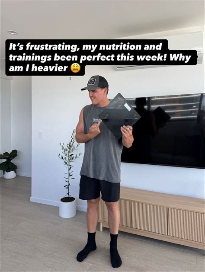 Why am I heavier after working out?