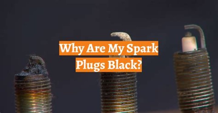 Why are my spark plugs black and wet?