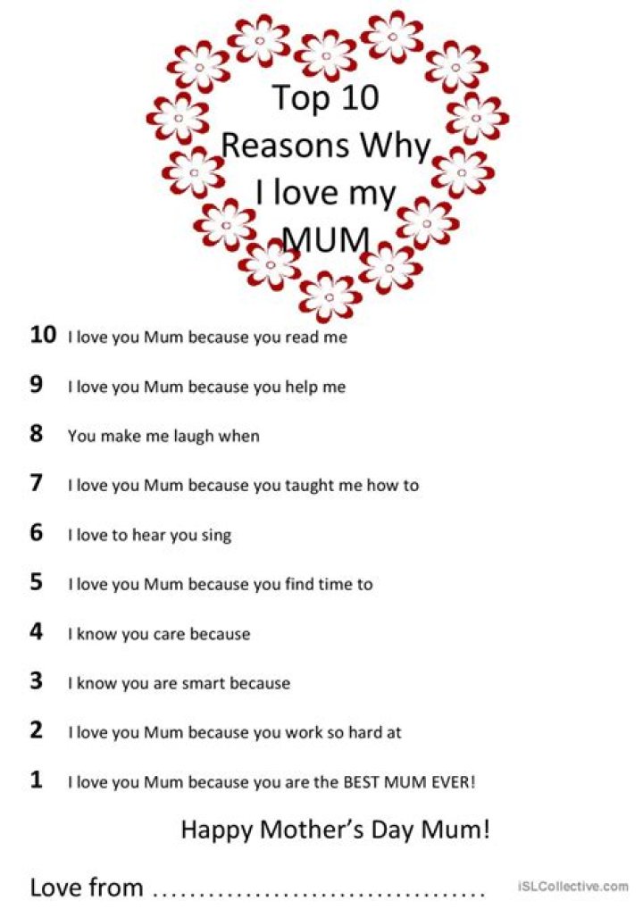 Why do I love my mother?