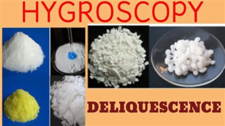 Why does deliquescence occur?
