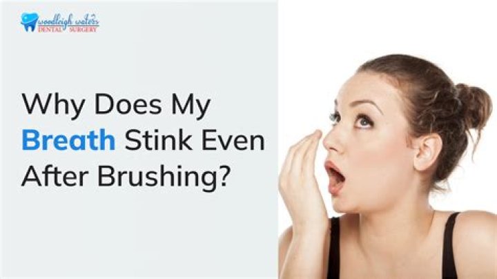 Why does my babies breath stink?