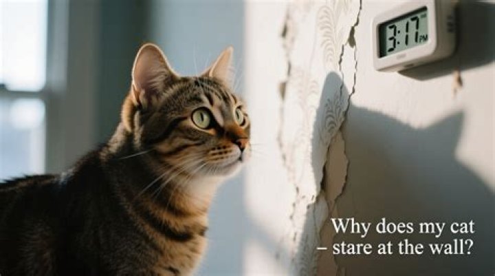Why does my cat stare at the wall?