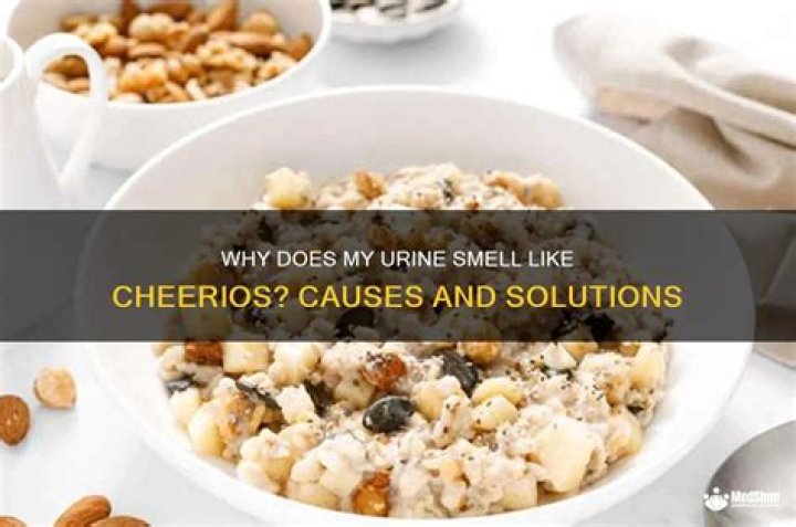 Why does my urine smell like Cheerios?