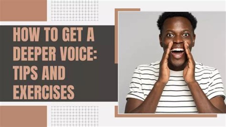 Why does my voice get deeper after workout?