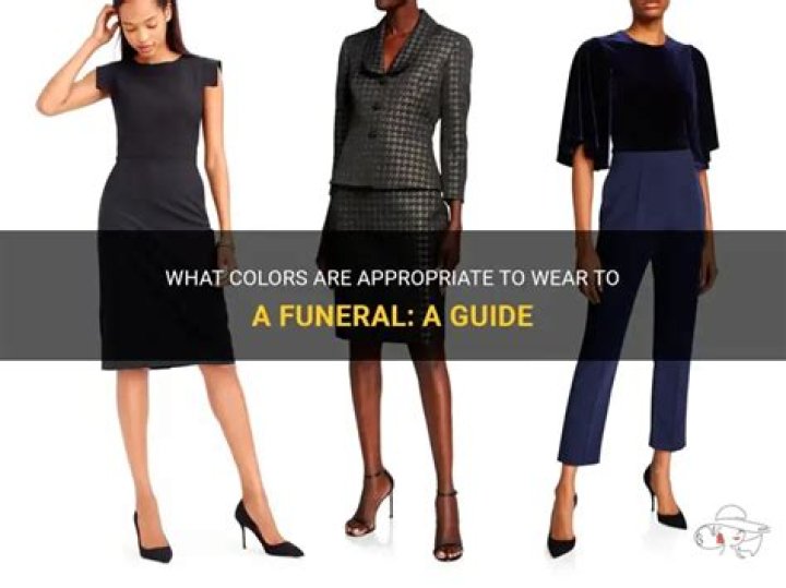 Why is it disrespectful to wear bright colors to a funeral?