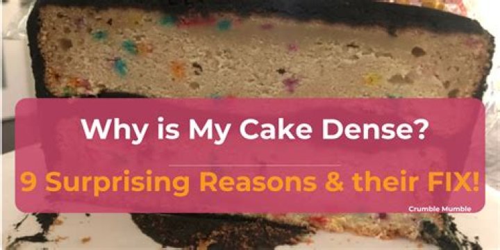 Why is my cake sticky after baking?