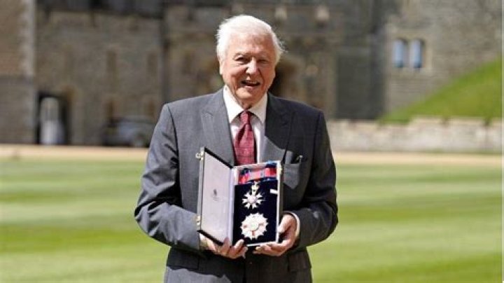 Why was Attenborough knighted?