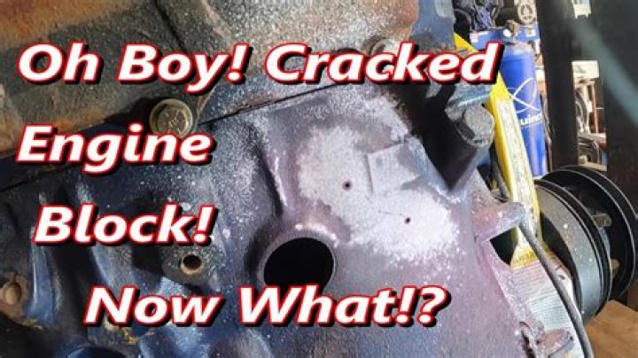 Will a motor run with a cracked block?